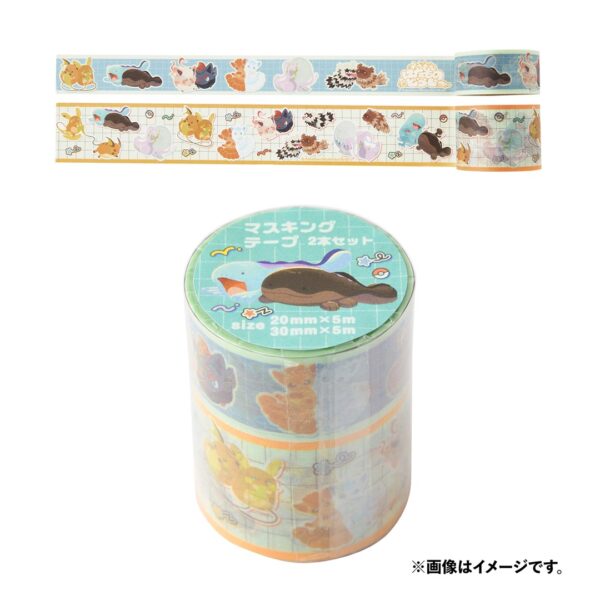 寶可夢中心－同類相聚系列圖樣膠帶2入組